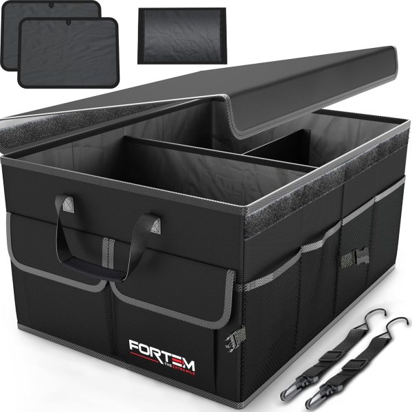 FORTEM organizador de maletero coche y SUV estándar 50.8x36.8x25.4 cm reseña